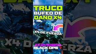 *TRUCO* BUFEO x4 de DAÑO #bo7zombies #codzombies #shorts #fypシ #fypシ゚ #bo7 #cod #gaming #codbo7
