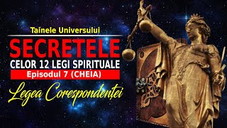 LEGEA CORESPONDENȚEI DIVINE | SECRETELE CELOR 12 LEGI SPIRITUALE ALE UNIVERSULUI | Episodul 7