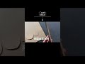 Cutting demonstration of shiny leather shoe material