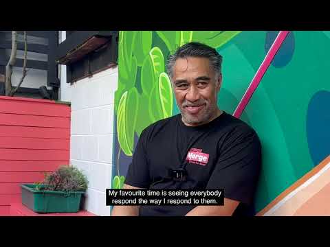 Johnny, volunteer at Merge Café| Lifewise NZ
