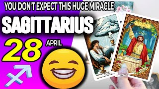 Sagittarius ♐🍀YOU DON’T EXPECT THIS HUGE MIRACLE❗️💖 horoscope for today APRIL 28 2024 ♐ #sagittarius