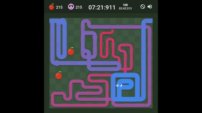 Google Snake World Record [2:51.829 Seconds] (Classic, Dice, Slow, 100) 
