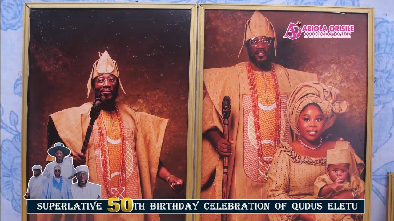 U.K BASED SOCIALITES AND RESEARCHER, QUDUS ELETU CELEBRATES 50TH BIRTHDAY IN GRAND STYLE