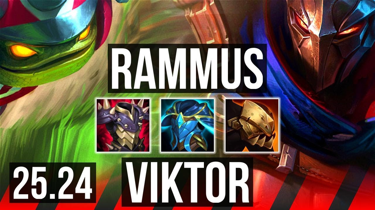RAMMUS vs VIKTOR (TOP) | Good KDA: 9/2/23 | EUW Master | 25.24