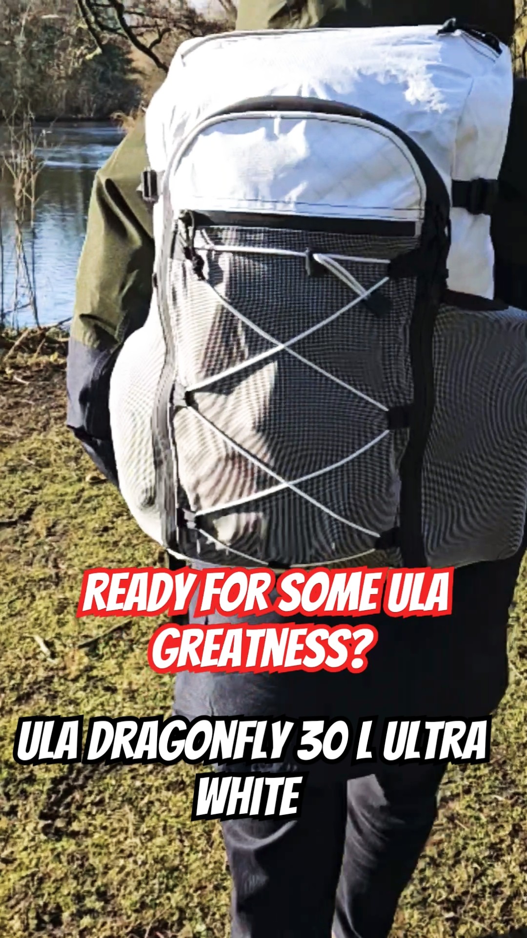 ULA Dragonfly 30L Ultra White One bag Travel Best Backpack using