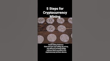 5 Steps to do Cryptocurrency Mining.#shorts #Bitcoin #Cryptocurrency #viral