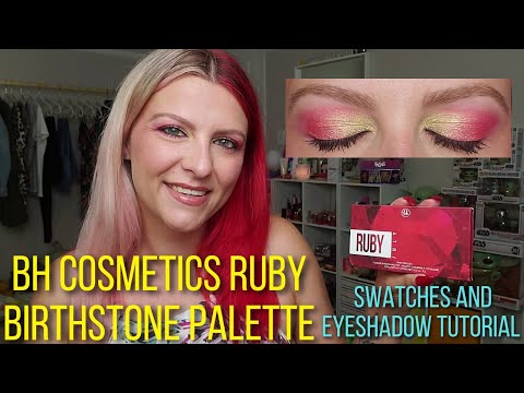 Ruby Birthstone Palette for July 2021 | Swatches and Eyeshadow Tutorial