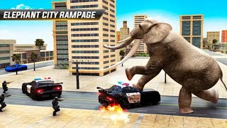 New Angry Elephant City Attack : Wild Animal Games (Falcon Gamerz) screenshot 5