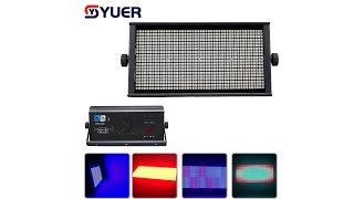 YUER™️960Pcs 5050 LED 200W RGB DMX512 Strobe Light/Stroboscope Lights