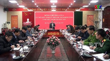 Thường trực HĐND tỉnh Sơn La làm việc tại huyện Bắc Yên