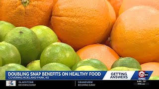 Double Up Food Bucks program extends SNAP benefits for fresh produce