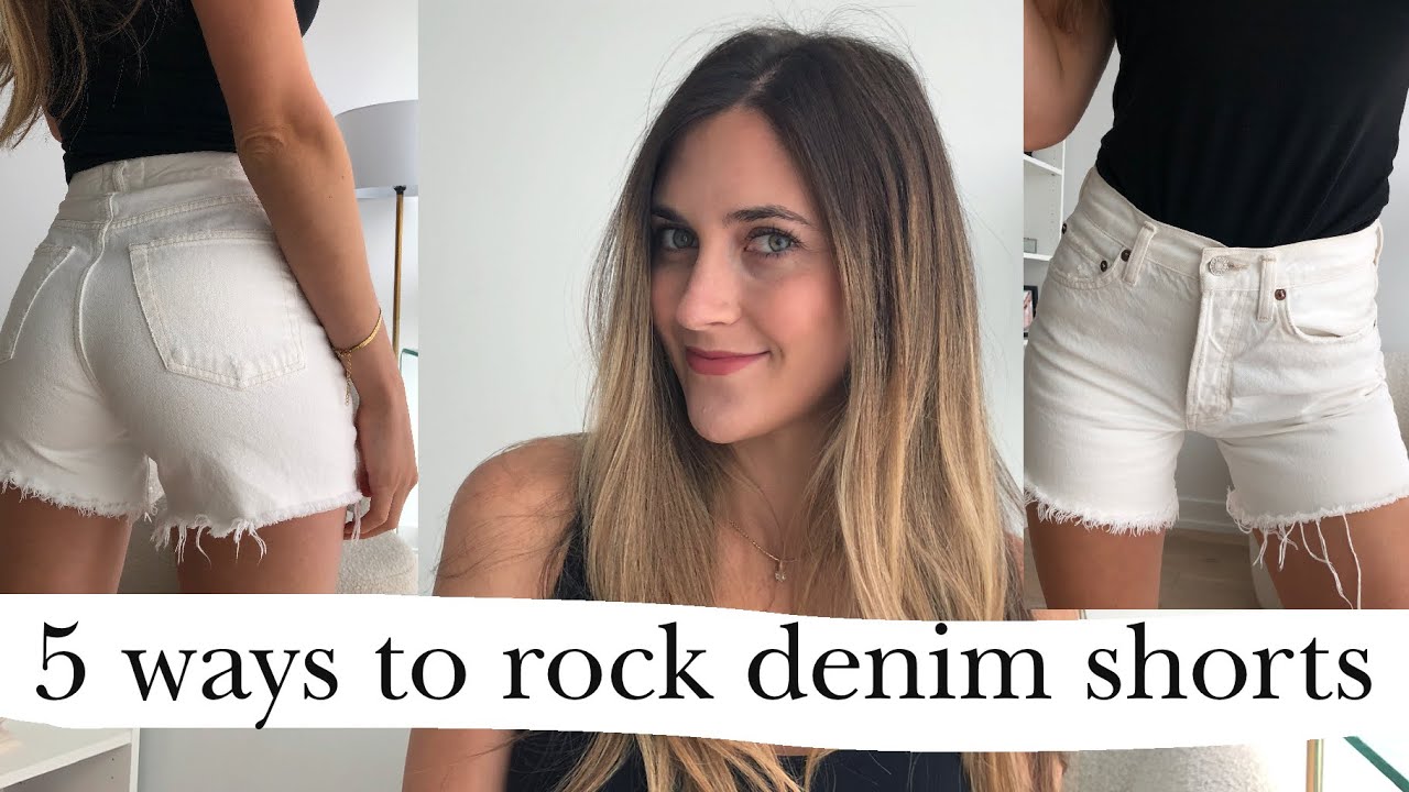 The PERFECT DENIM SHORTS FOR 2022 & 5 classic ways to style them YouTube