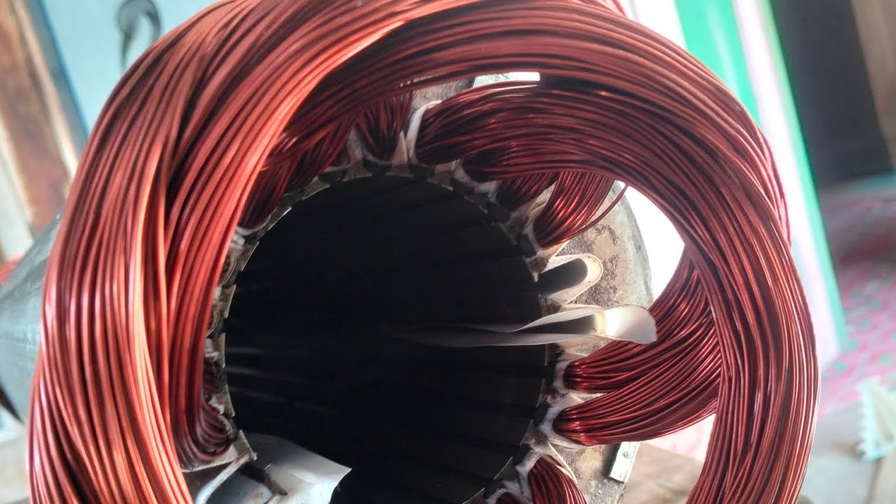 cara mengulung pompa air satelit / sible agar hasilnya rapi 