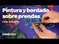 Diseño de moda: pintura y bordado sobre prendas - Curso online de Ana María Restrepo