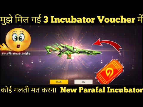 New Parafal Incubator One Spin Trick | Incubator Voucher Spin Trick | Free Fire New Event