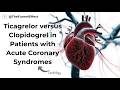 Ticagrelor versus Clopidogrel in Patients with Acute Coronary Syndromes