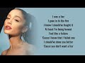 Ariana Grande - One last time Lyrics