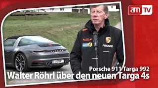 Walter Röhrl im Porsche 911 Targa 4S Modell 992