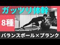 【バランスボール】でプランク体幹トレーニング厳選8種目を解説