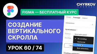 Вертикальный скролл в прототипе в Figma | Курс по Figma: Урок 60 из 74