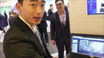 Comba indoor location technology at MWC 2017 - GRIZZLY ANALYTICS