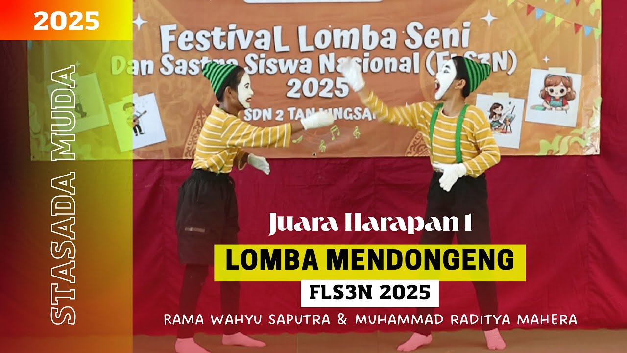 JUARA HARAPAN 1 LOMBA PANTOMIM FLS3N 2025 TINGKAT KOTA BLITAR - SDN 2 TANJUNGSARI