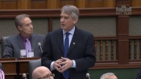 MPPs pay posthumous tribute to Lorne Maeck, Mar. 9, 2016