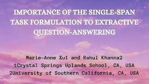 Importance of the Single-Span Task Formulation to Extractive Question-answering