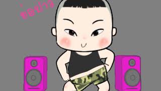 animasi lucu joget dj || DIMAS HAMDAN