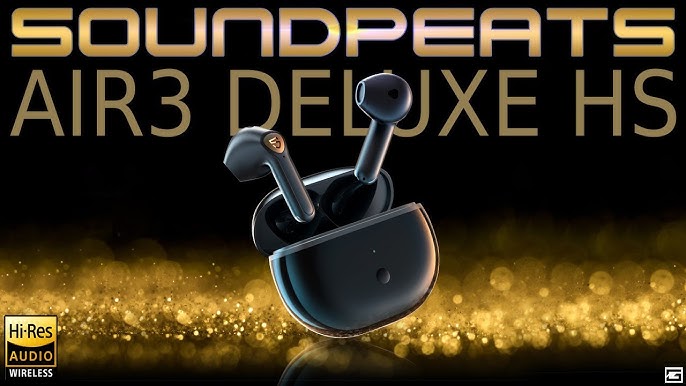 SoundPeats Air 3 Deluxe HS TWS In-Ear Earphones - Black, B - CeX