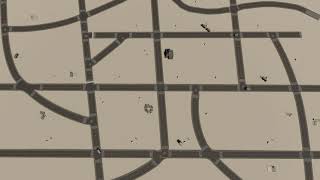 Testing road building and traffic simulation (Unity3d, C#, #madewithunity)