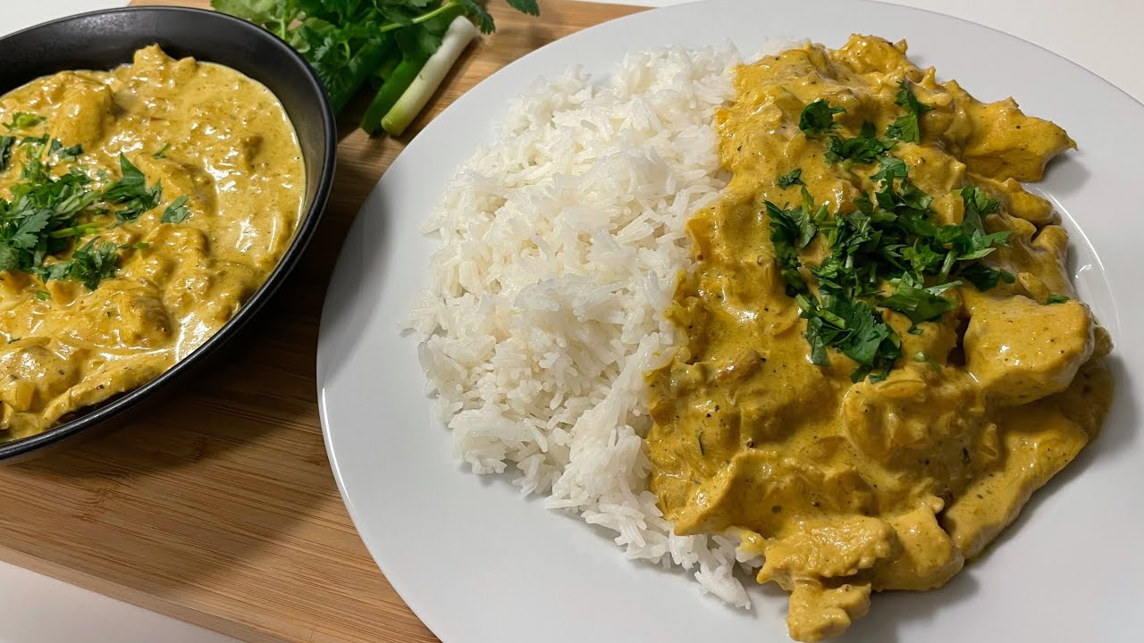 طرز تهیه مرغ کاری به سبک سوئدی با طعم خاص، خوشمزه و آسان در کمترین زمان با تمام نکات|chicken curry🍛