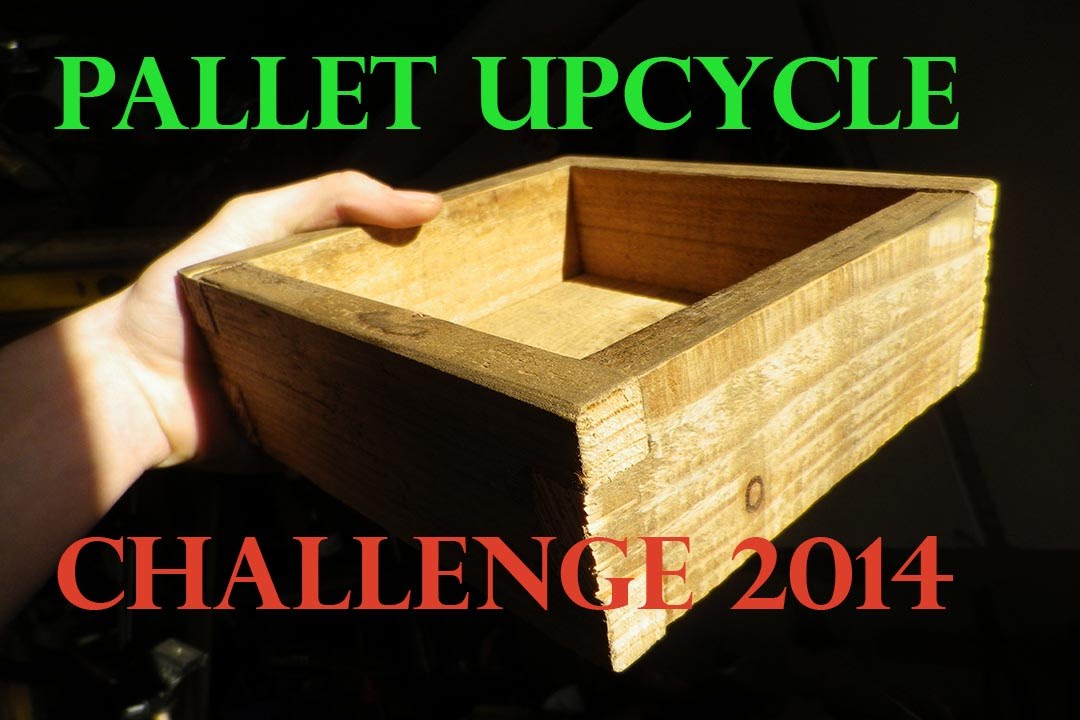 Rustic box | Jigsaw box joints | Pallet Upcycle challenge 2014