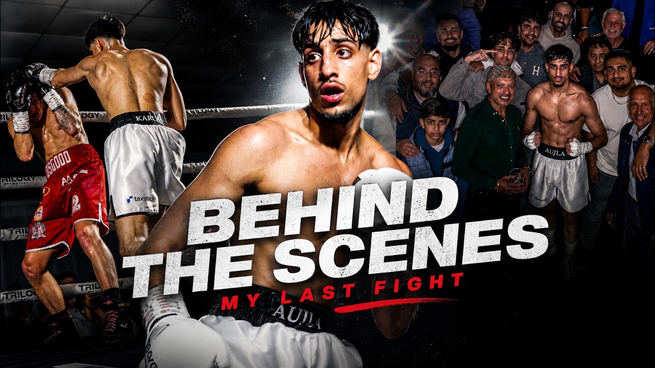 BTS | Karum Aujla FIRST PRO FIGHT!!