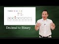 Decimal to binary:  two methods