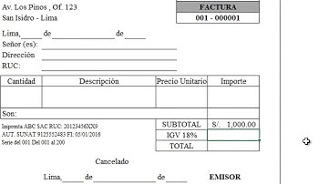 Como calcular el IGV en una factura