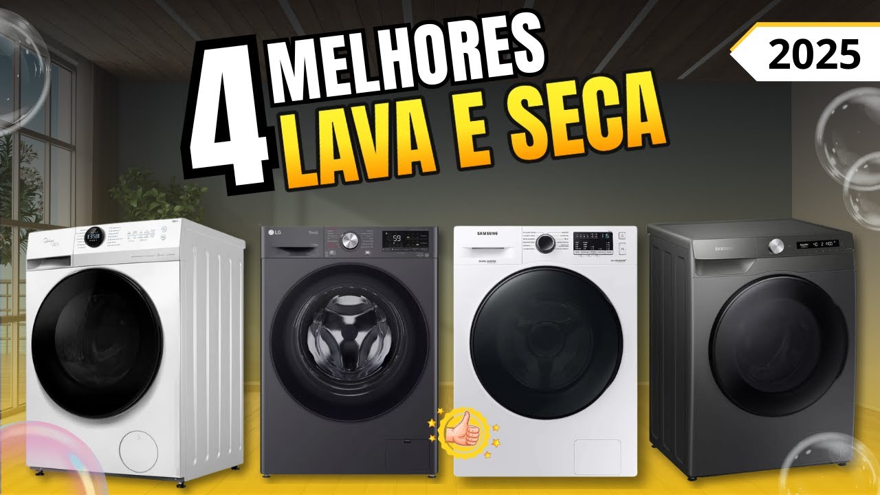Qual a melhor MÁQUINA LAVA E SECA para comprar em 2025? Confira as 4 ...