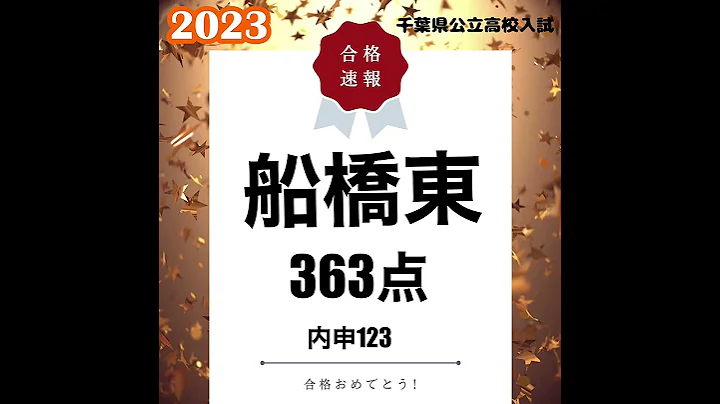 2023得点調査速報2  千葉県公立高校入試