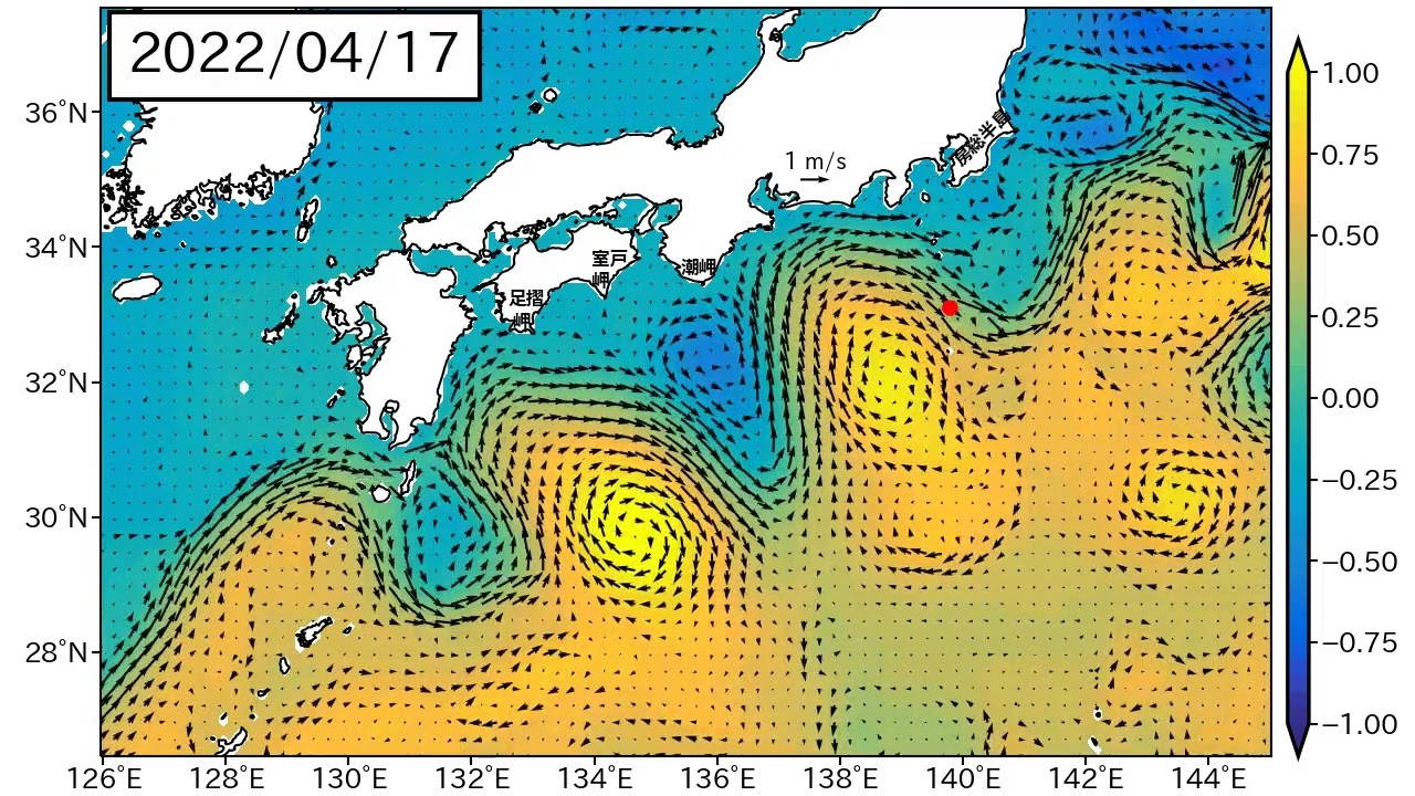 最近の黒潮大蛇行と5月12日までの「長期」予測 – 黒潮親潮ウォッチ