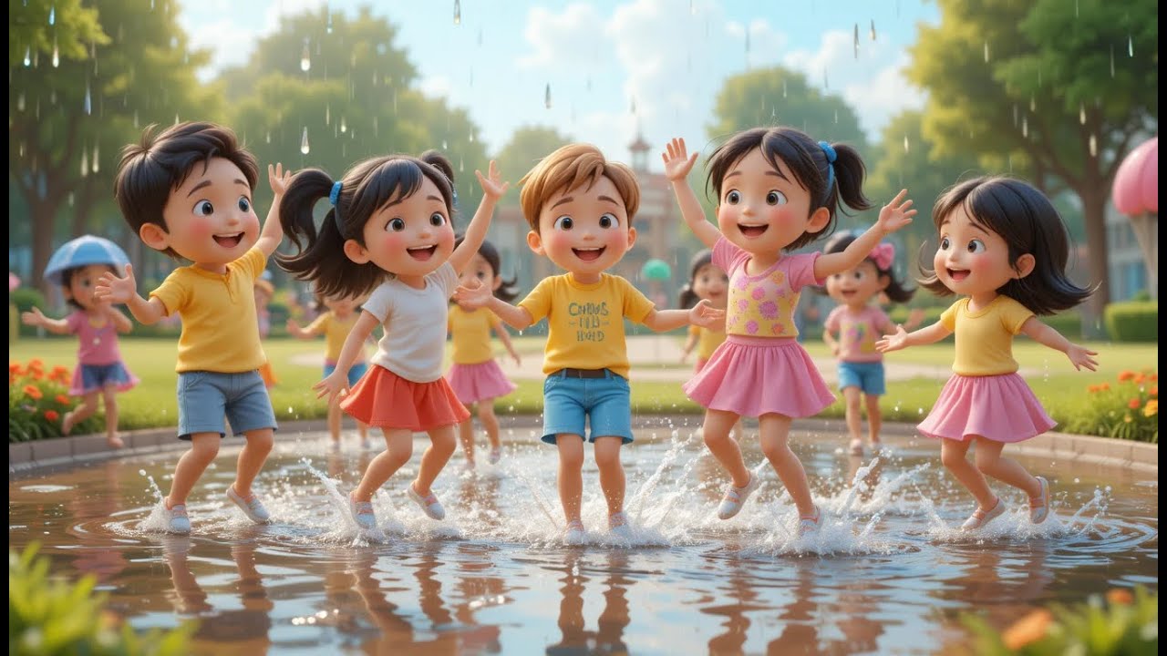 Rain Rain Let’s Go Play | Fun Weather Song for Kids | Nursery Rhymes & Songs for Children