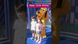 Meeting Pluto #Shorts #Hollywoodstudios #Disneyworld #Pluto