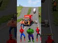 Massive Truck &amp; Car | Beamng Crash - A Visual Feast #shorts #beamng #vfx #beamngdrive