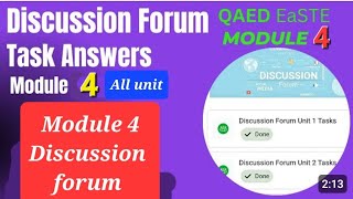 Module 4 { Discussion forums task} Complete solution step by step #discussion #forums #module4