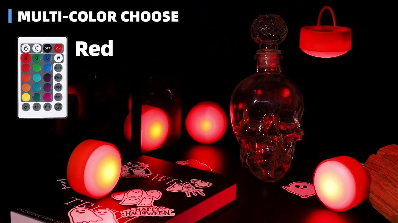 LED Flameless Pumpkin Lanterns RGB Dimmable Color Changing Jack-O-Lantern Lights for Halloween Decor