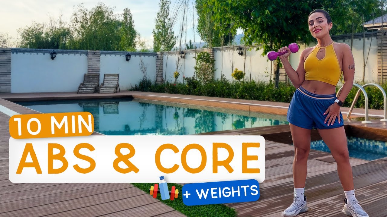 10 Min AB Workout // No Equipment Pilates Workout At Home | abs & core ...