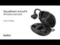 Бездротові вакуумні навушники TWS Belkin Soundform ActiveFit (black)
