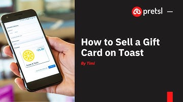 How to Sell a Gift Card on Toast