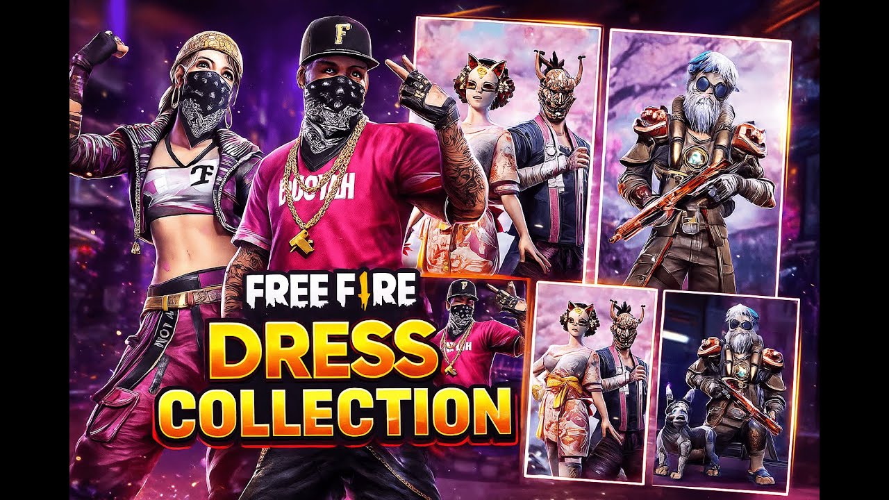 🤯 FREE FIRE RAREST DRESS COLLECTION VIDEO 2025  ALL TIME RARE BUNDLES SHOWCASE!