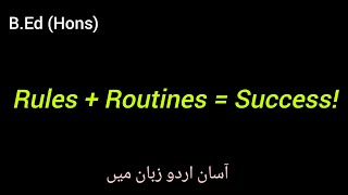 Classroom Rules and Routines Every Teacher Must Know! | 3rd semester B.Ed