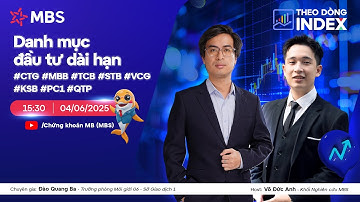 DANH MỤC ĐẦU TƯ DÀI HẠN #CTG #MBB #TCB #STB #VCG #KSB #PC1 #QTP | THEO DÒNG INDEX 04.06.2025